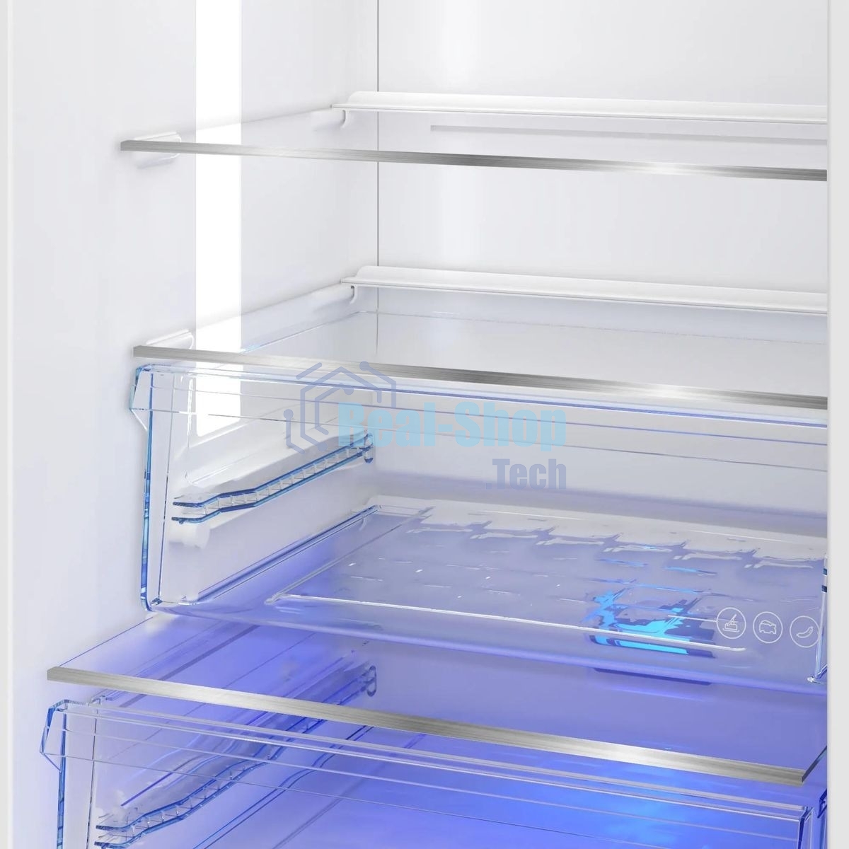 Холодильник Beko B3RCNK362HW белый двухкамерный 220/100л морозилка снизу