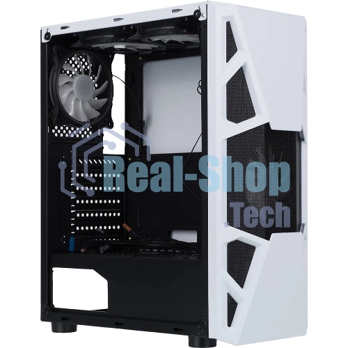 Компьютерный корпус AeroCool/Formula CL-3303W RGb белый без БП ATX 6x120мм 2xUSB 2.0 1xUSB 3.0 audio bott PSU