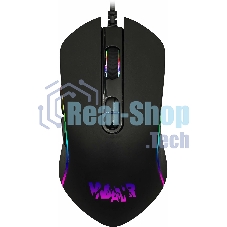 Комплект клавиатура+мышь Qumo Wartime проводной, USB, 3200 DPI, чёрный