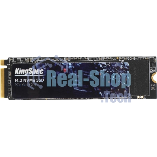 Накопитель SSD KingSpec NE-1Tb, 1Tb, PCIe 3.0 x4, M.2 2280, NVMe, R/W 2400/1900