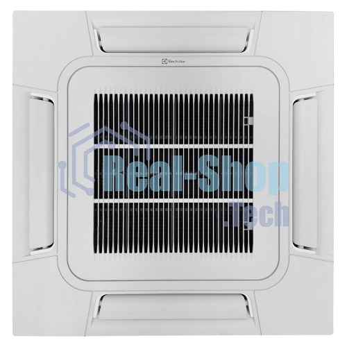 Кондиционер кассетный Electrolux ESVMC4/C-SF-22S с панелью инвертор, 7500 BTU, 22 м², 28 дБ, охлаждение, обогрев, осушение, белый