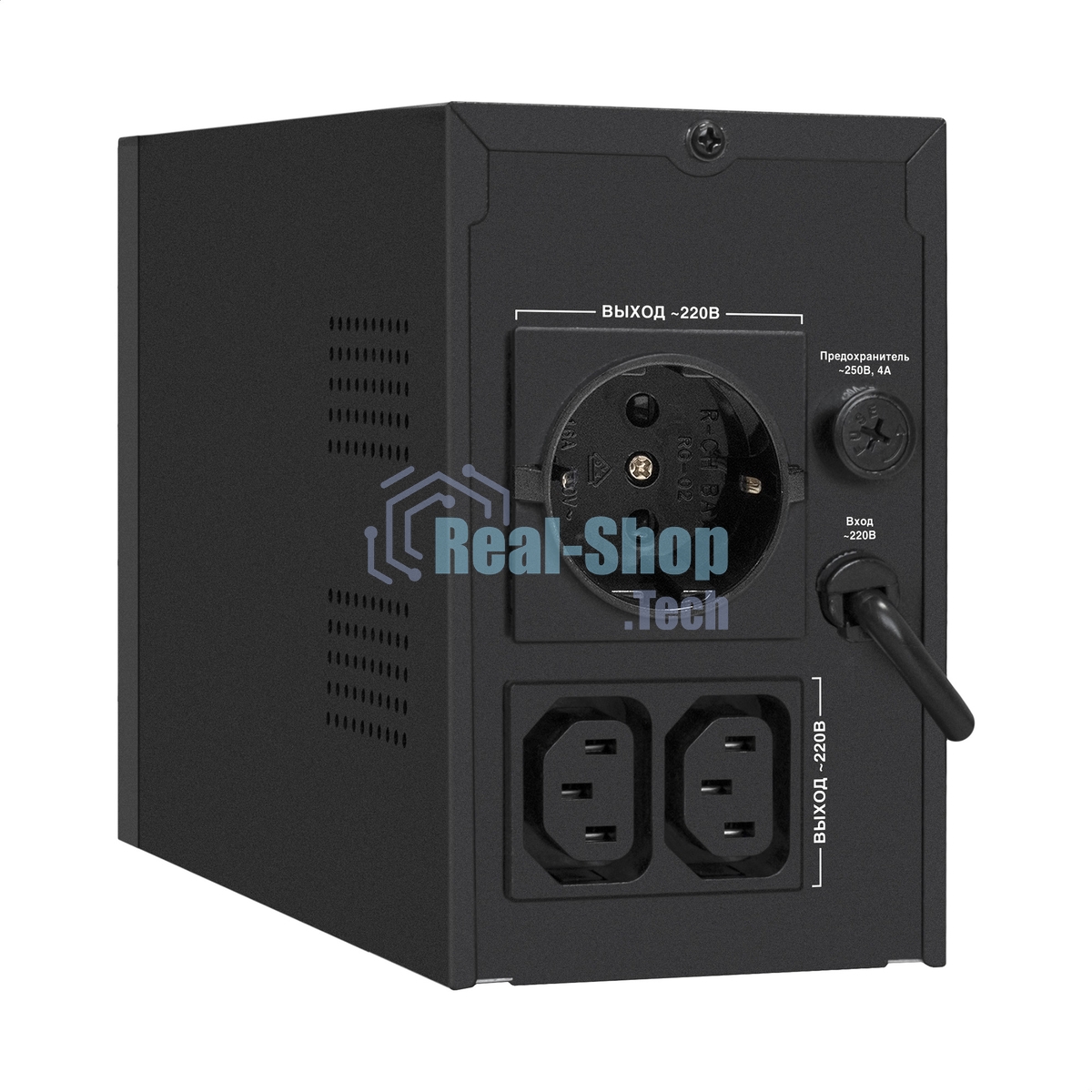 Источник бесперебойного питания ExeGate Power Smart ULB-650.LCD.AVR.1SH.2C13 650VA/360W, LCD, AVR,1*Schuko+2*C13, металлический корпус, черный