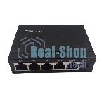 Коммутатор неуправляемый NEOMAX NMS-105P-1000-S, 5 портов 1000 Mbps, металл