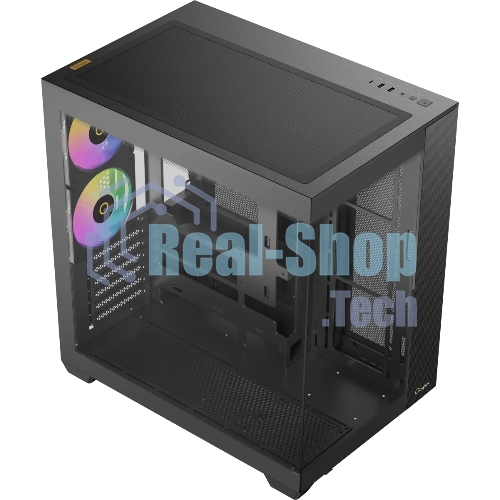 Корпус Ocypus Delta C74 ARGB Black, Midi-Tower, чёрный, 2 x 120 мм