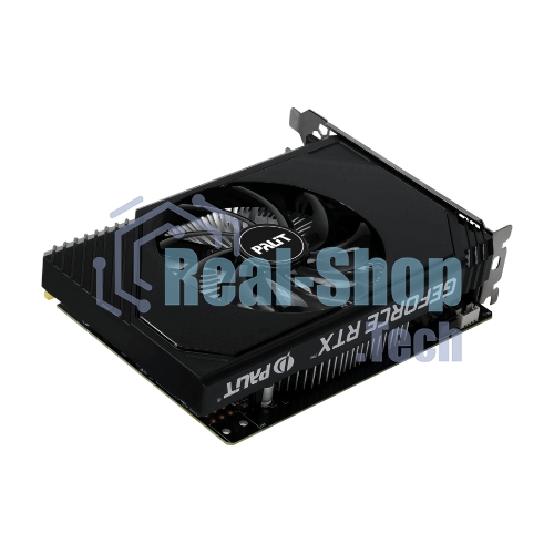 Видеокарта Palit RTX 3050 STORMX OC 6Gb NVIDIA GeForce RTX 3050 6Gb PCI-E 4.0 96bit GDDR6 1042/14000 DVIx1 HDMIx1 DPx1 HDCP Ret