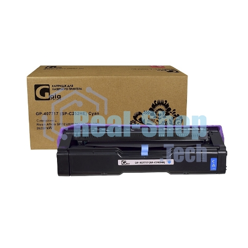 Принт-картридж GalaPrint GP-407717 (SP-C252HE) голубой (6000 стр) для Ricoh Aficio SPC252DN/252SF/262DNW/262SFNW