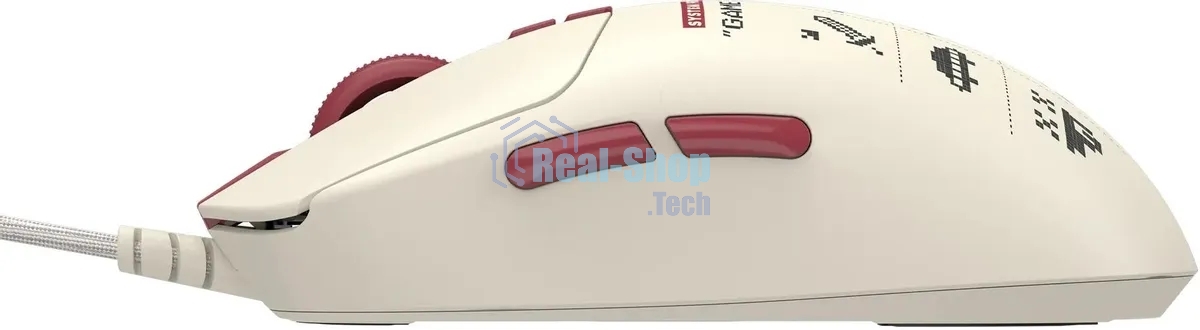 Мышь проводная A4Tech Bloody W72 Ultra Pixels Red рисунок/бежевый/красный, 20000 dpi, USB, кнопки - 7