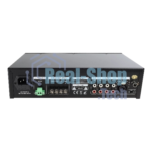 Микшер-усилитель Intrend ITMXAMP-60MT MP3, FM тюнер, USB, Bluetooth, 2хMic/3хLine входы, 1хLine выход,60 Вт, 4/8Ом/100V, IR-пульт в комплекте
