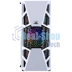 Компьютерный корпус AeroCool/Formula CL-3303W RGb белый без БП ATX 6x120мм 2xUSB 2.0 1xUSB 3.0 audio bott PSU