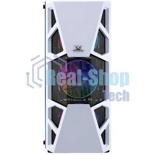 Компьютерный корпус AeroCool/Formula CL-3303W RGb белый без БП ATX 6x120мм 2xUSB 2.0 1xUSB 3.0 audio bott PSU