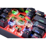 Клавиатура Redragon Fizz проводная, USB Type-A, чёрный/красный