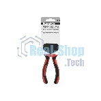 Круглогубцы Matrix 17355 NICKEL 160 мм, никелированные, двухкомпонентные рукоятки
