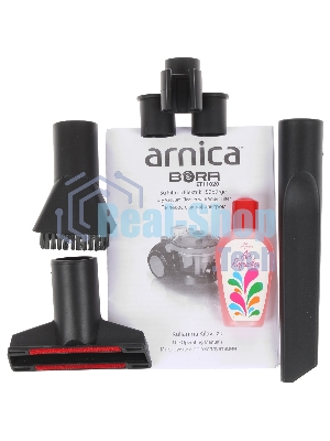 Пылесос Arnica Bora 3000 оранжевый/черный, 350/2400 Вт, уборка сухая/сбор жидкостей, пылесборник контейнер 1.2 л