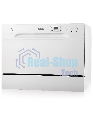 Посудомоечная машина BBK 55-DW012D, белый, 55 см, 6 компл., сушка конденсационная, 49 дБ, класс A