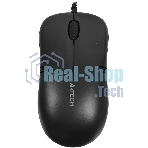 Мышь проводная A4Tech OP-560NUS черный, 1200 dpi, USB, кнопки - 3