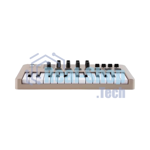 Клавиатура MIDI 231508 Arturia MiniLAB 3 Champagne 25 клавиш, 8 энкодеров, 8 RGb пэдов, 8 фейдеров, дисплей, сенсорные регуляторы Pitch/Modulation, MIDI-выход, 1/4