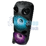 Колонка АС SVEN PS-750, черный (80 Вт, TWS, Bluetooth, FM, USB, microSD, LED-дисплей, 2х4400мА*ч)