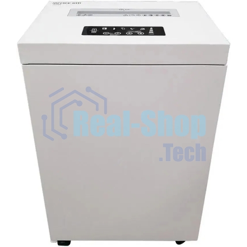 Шредер Office Kit S535 3,8x40 белый (секр.P-4) фрагменты 35лист. 50лтр. скобы пл.карты CD
