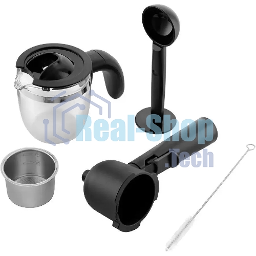 Кофеварка капельная Kitfort КТ-760-1 красный/черный, молотый кофе, 240мл, 800Вт, 3,5 бар