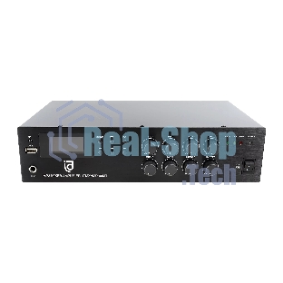 Микшер-усилитель Intrend ITMXAMP-60MT MP3, FM тюнер, USB, Bluetooth, 2хMic/3хLine входы, 1хLine выход,60 Вт, 4/8Ом/100V, IR-пульт в комплекте