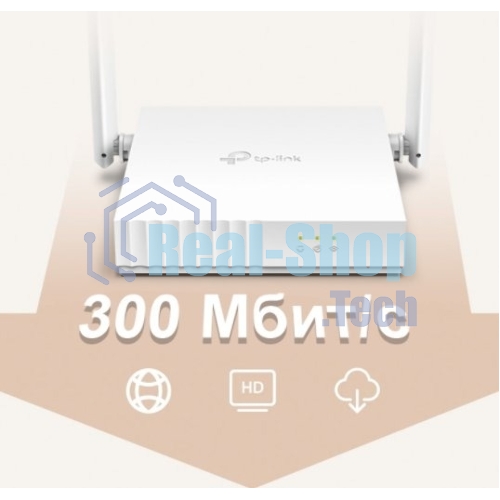 Роутер беспроводной TP-Link TL-WR820N N300 10/100BASE-TX белый