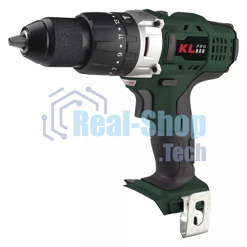 Дрель-шуруповерт Klpro KLDM18-00, 18 В, 0 Ач, 40 Нм, щеточный, ударный