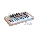 Клавиатура MIDI 231508 Arturia MiniLAB 3 Champagne 25 клавиш, 8 энкодеров, 8 RGb пэдов, 8 фейдеров, дисплей, сенсорные регуляторы Pitch/Modulation, MIDI-выход, 1/4