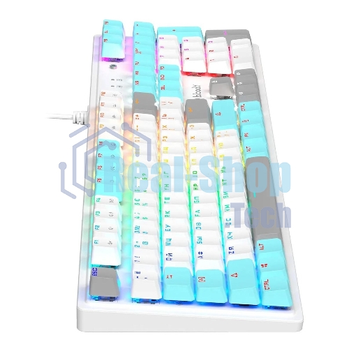 Клавиатура проводная A4Tech Bloody S510N USB белый