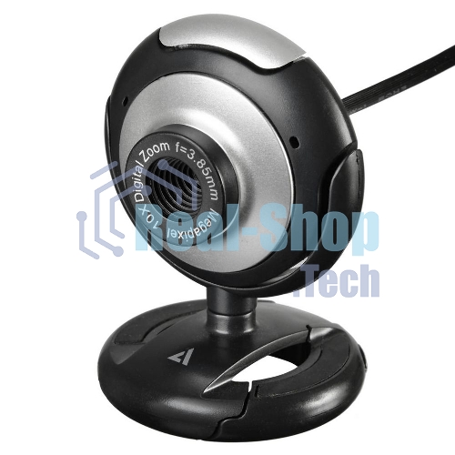 Веб-камера ACD Vision UC100 640x480, 30 кадр/с, USB Type-A, микрофон (2 шт, шумоподавление), автоосвещение, универсальное крепление