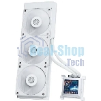 Система жидкостного охлаждения Lian-Li HydroShift LCD 360S Soc-AM5/AM4/1700 белый 4-pin 29.8dB Al+Cu LCD 330W Ret (G89.GHSLCD36SW.R0)