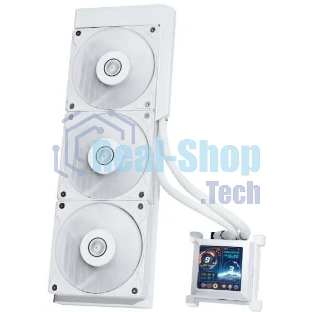Система жидкостного охлаждения Lian-Li HydroShift LCD 360S Soc-AM5/AM4/1700 белый 4-pin 29.8dB Al+Cu LCD 330W Ret (G89.GHSLCD36SW.R0)
