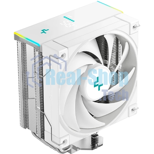 Устройство охлаждения(кулер) Deepcool AK400 Digital SE Wh ARGb Soc-AM5/AM4/1200/1700/1851 белый 4-pin 19-28dB Al+Cu LCD 220W 812gr Ret (R-AK400-WHADMN-GJD)