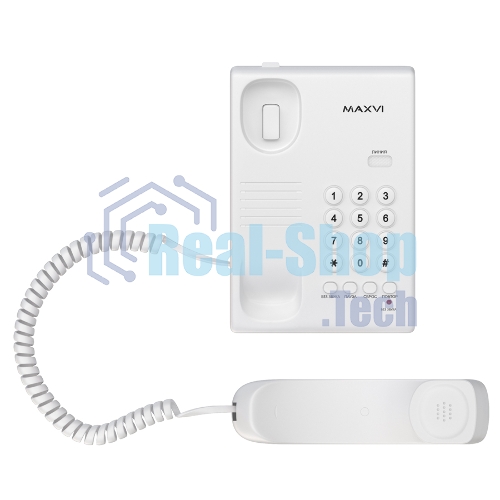 Проводной телефон MAXVI CS-02 white