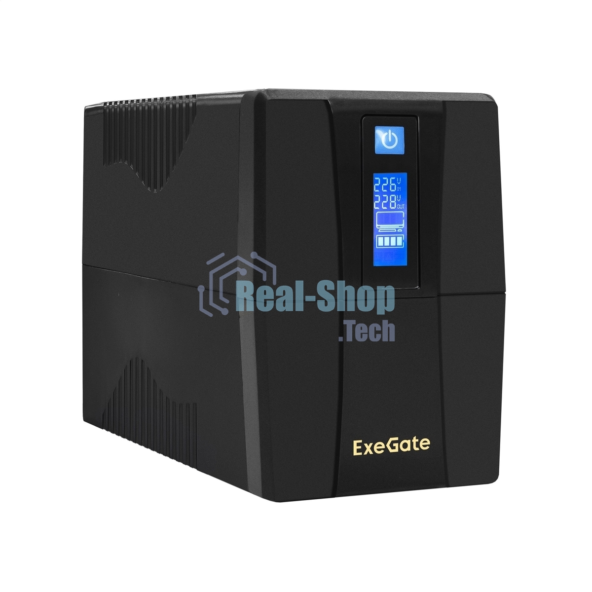 Источник бесперебойного питания ExeGate EP285583RUS SpecialPro Smart LLB-800.LCD.AVR.C13.RJ.USB 800VA/480W, LCD, AVR, 4*IEC-C13, RJ45/11, USB, черный