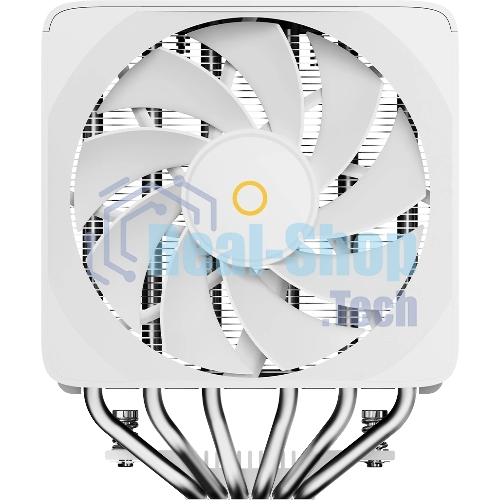 Кулер для процессора Ocypus Delta A62 EX WH Digital, 2x120мм ARGB FAN, Top Display Panel, 6 HEAT PIPES, 4-PIN PWM, 600-1800 RPM, 31DBA, HYDRO BEARING, LGA115X/1200/1700/18XX, AM4/AM5