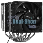Кулер для процессора DEEPCOOL AK620 черный, 120 мм, алюминий/медь, 1850 об/мин, 28 дБ, 4 pin, 260 Вт, 162 мм