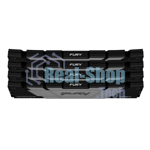 Оперативная память Kingston Fury Renegade, DDR4, 128GB (4x32GB), 3200MHz, CL16, DIMM, радиатор, черный