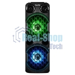 Колонка АС SVEN PS-750, черный (80 Вт, TWS, Bluetooth, FM, USB, microSD, LED-дисплей, 2х4400мА*ч)