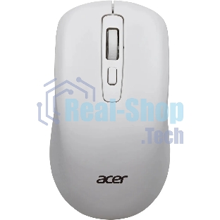 Мышь беспроводная Acer OMR309 белый, 1600 dpi, радиоканал, USB, кнопки - 4