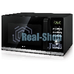 Микроволновая печь BBK 25MWC-991T/B черный/серебристый, 25 л, 900 Вт, переключатели - кнопки, поворотный механизм