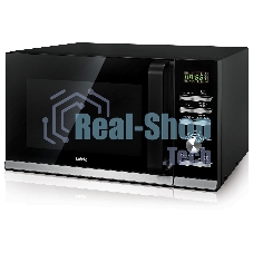 Микроволновая печь BBK 25MWC-991T/B черный/серебристый, 25 л, 900 Вт, переключатели - кнопки, поворотный механизм