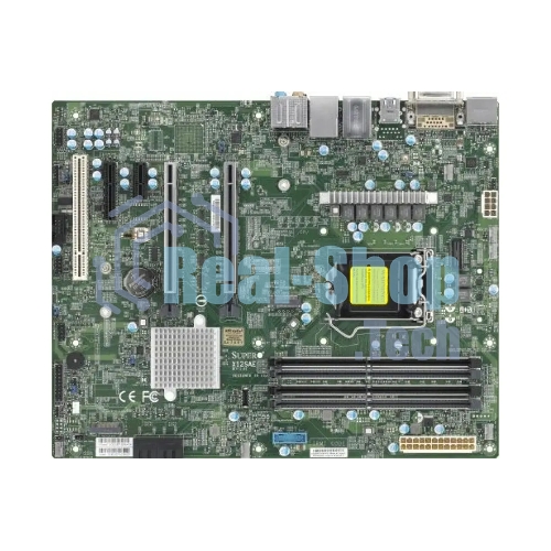 Материнская плата Supermicro MBD-X12SAE-B, LGA 1200, Intel W480, 4xDDR4, 4xSATA, 2xM.2, 3xPCIe 3.0 (x16, x16, x1), 1xDP, 1xHDMI, 1xDVI-D, 2xUSB-A 2.0, 2xUSB-A 3.2 Gen 1, 3xUSB-A 3.2 Gen 2, 1xUSB-C 3.2 Gen 2, 1x 2.5Gb LAN, 1x 1Gb LAN, 5.1, 1xCOM, ATX