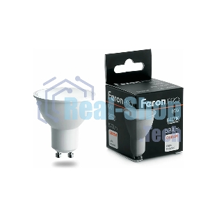 Лампа светодиодная Feron PRO LB-1608 8Вт 230В GU10 дневной