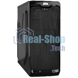 Компьютерный корпус Miditower ExeGate UN-604-UNS350 (ATX, БП UNS350 с вент. 12см, 2хUSB+2хUSB 3.0, аудио, черный)