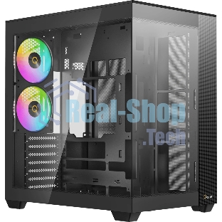 Корпус Ocypus Delta C74 ARGB Black, Midi-Tower, чёрный, 2 x 120 мм