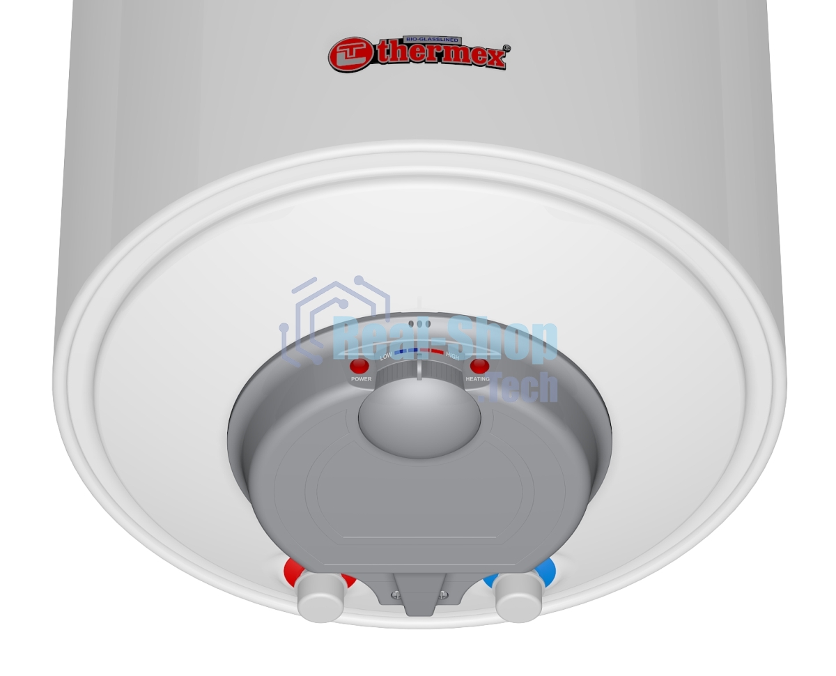 Водонагреватель электрический Thermex Nova 50 V Slim белый, накопительный, 50 л, 2 кВт, настенный, вертикальный, узкий корпус, бак с покрытием из биостеклофарфора