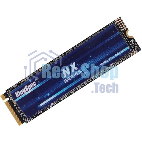 Накопитель SSD M.2 KingSpec NX-1Tb, PCIe 3.0 x4, NVMe, R/W 3400/3100