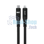 Дата-кабель MORE CHOICE (4620202554581) K83ia 2м USB 3.0A PD 27W для Lightning ng 8-pin -2 м, черный