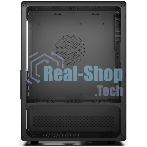 Компьютерный корпус CBR mATX Minitower V500, без БП, 1хUSB 3.0, 2хUSB 2.0, HD Audio+Mic, закаленное стекло, черный [PCC-MATX-V500-WPSU