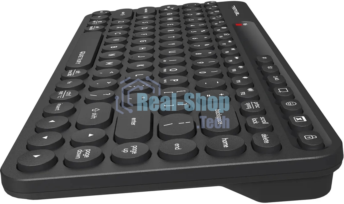Клавиатура беспроводная A4Tech Fstyler FBK36C AS, USB, Bluetooth/Радиоканал, черный